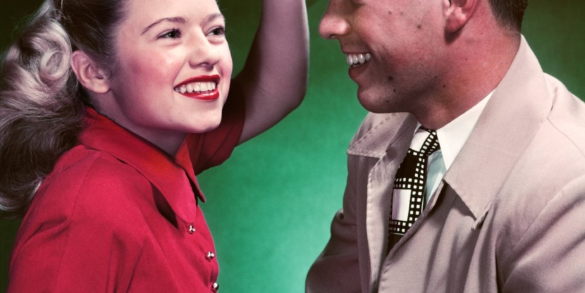 Couple With Mistletoe