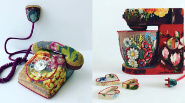 Cross-stitch embroideries