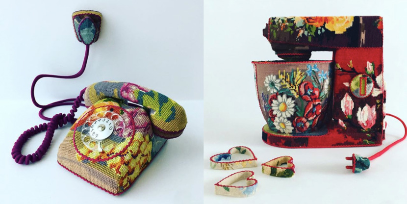 Cross-stitch embroideries