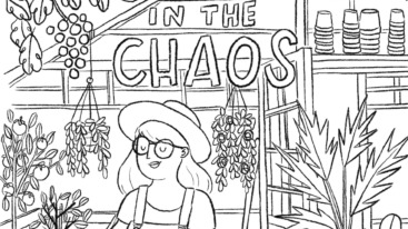Comforting coloring page – Marloes de Vries – Flow Magazine