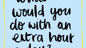 Quote Extra Hour A Day