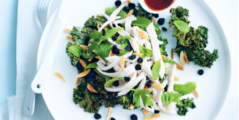 crispy-spiced-kale-and-chicken-salad